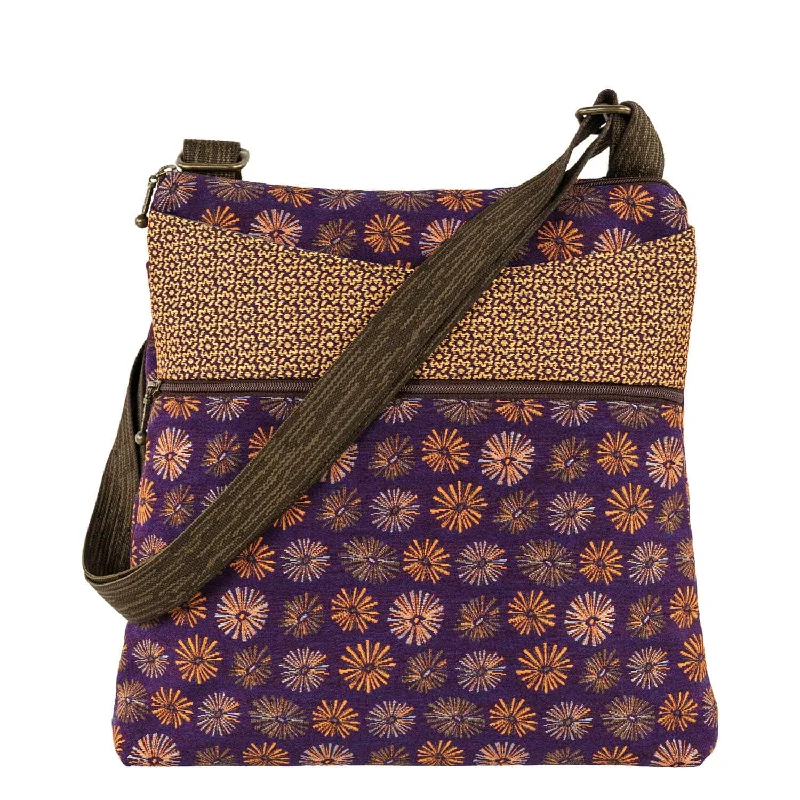 Leisure Bag with trendy patterns-Spree Starburst Purple