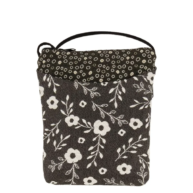 Leisure Bag with cool patterns-Busy Bee in Flora Grey