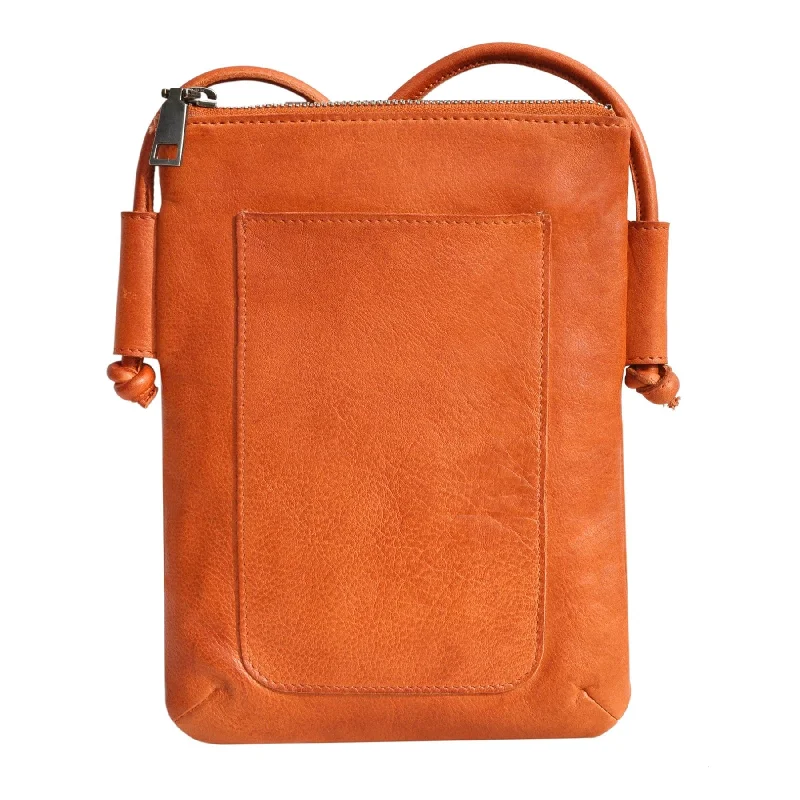 Leisure Bag with lightweight handles-Miller Crossbody in Orange