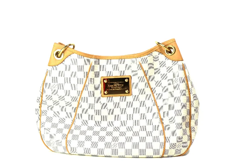 Handbag floral pattern-Louis Vuitton Damier Azur Galleria PM