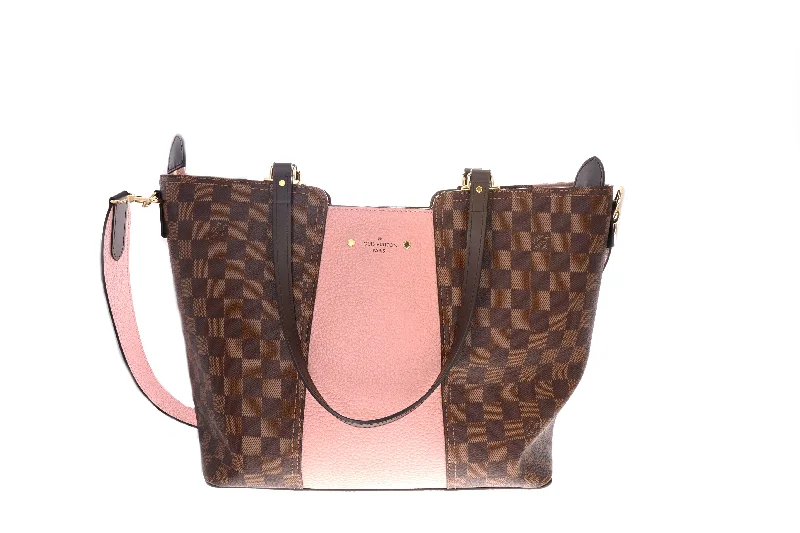 Handbag pink color-Louis Vuitton Damier Ebene Jersey