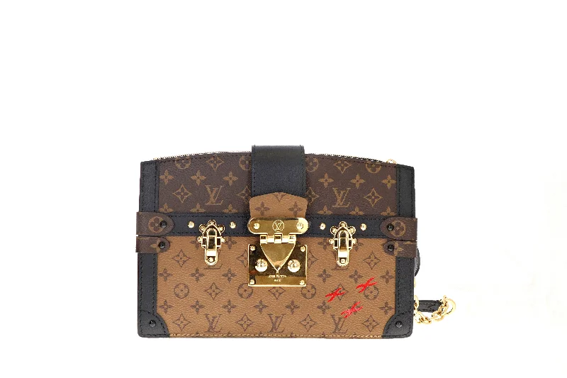 Handbag for work-Louis Vuitton Reverse Monogram Trunk Clutch