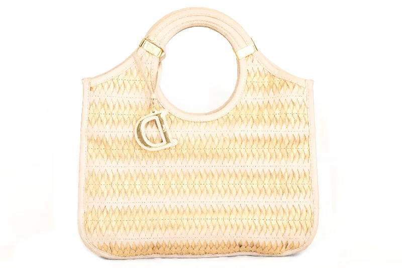 Handbag soft finish-Dior Diorita Contrast Hobo Bag