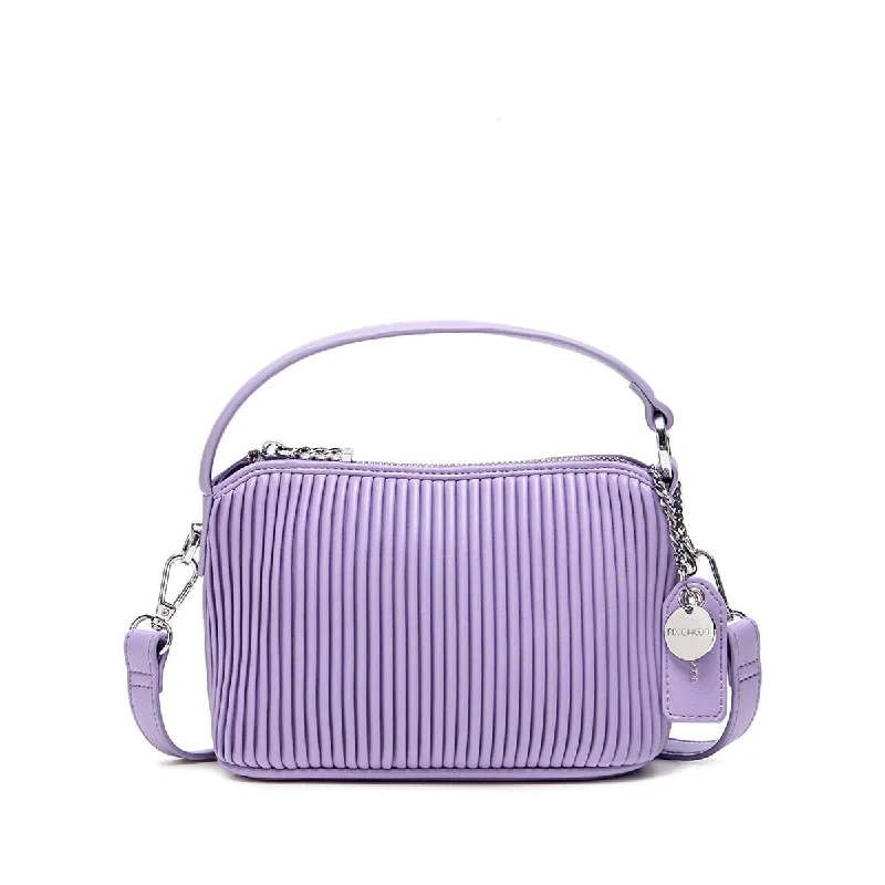 Leisure Bag with bold pockets-Ella Crossbody - Lavender