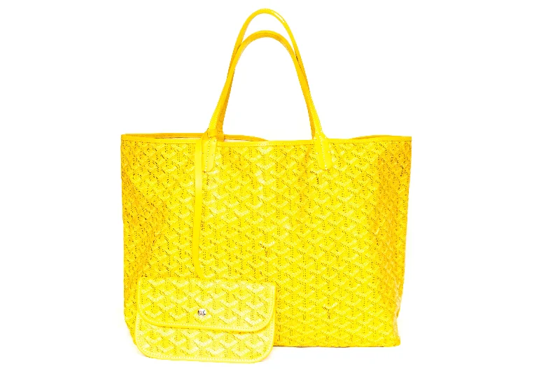 Handbag black color-Goyard Goyardine St. Louis GM w/Pouch (Yellow)