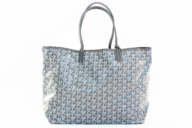 Handbag for parents-Goyard Goyardine St. Louis PM W/ Pouch (Grey)