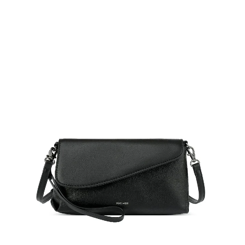 Leisure Bag for casual leisure-Gracie Clutch - Black