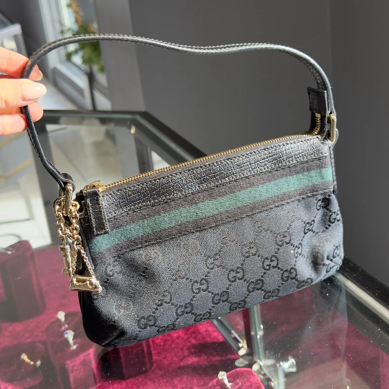 Handbag orchid purple-Gucci Black Joli Coeur Pochette