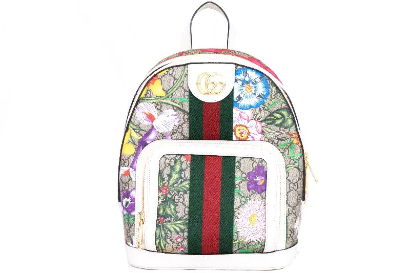 Handbag deep purple-Gucci Ophidia GG Flora Small Backpack