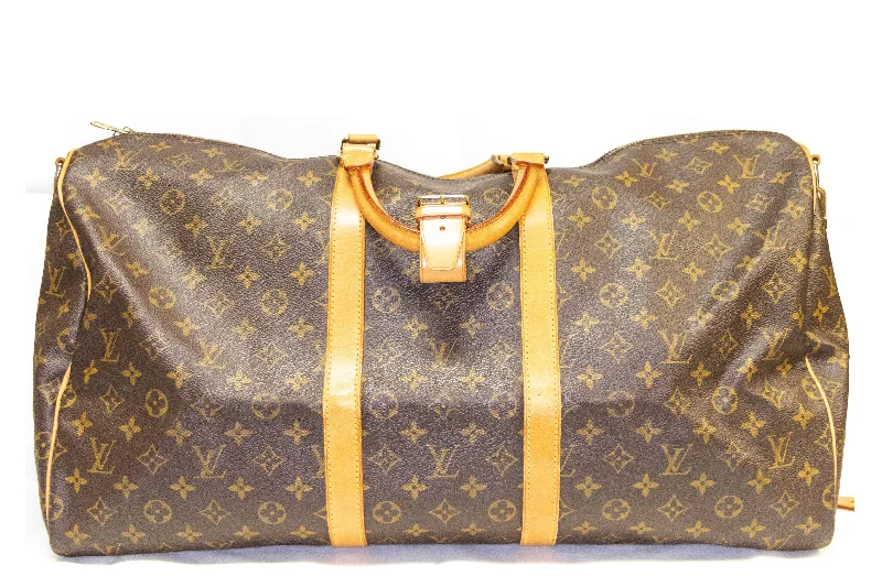 Handbag for doctors-Louis Vuitton Monogram Keepall Bandoulière 55