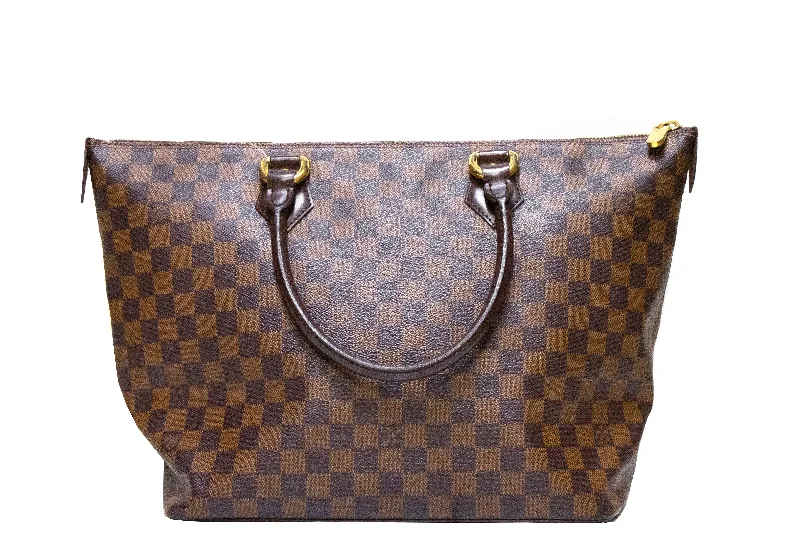 Handbag for teachers-Louis Vuitton Damier Ebene Saleya MM