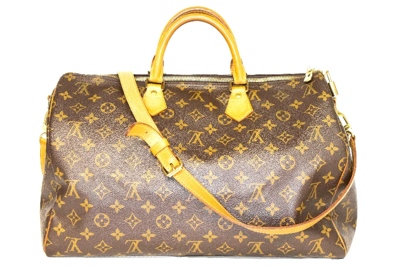 Handbag for travel-Louis Vuitton Monogram Bandouliere Speedy 40