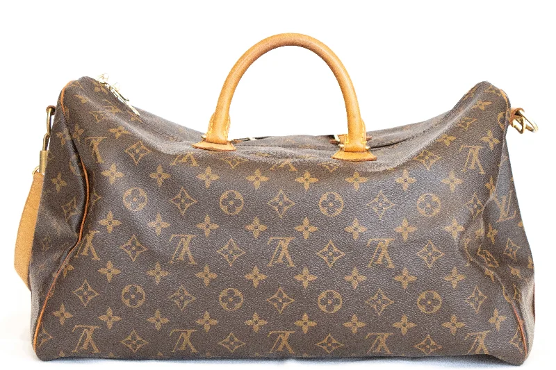 Handbag with studs-Louis Vuitton Monogram Bandouliere Speedy 40