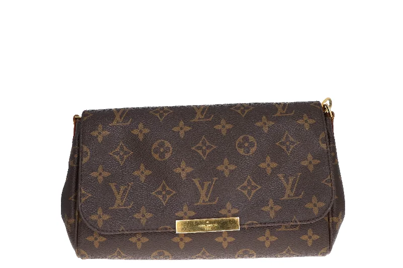 Handbag for designers-Louis Vuitton Monogram Favorite MM With Strap