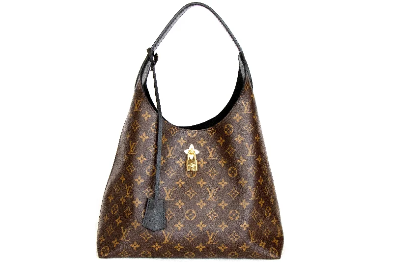 Handbag unique design-Louis Vuitton Monogram Flower Hobo Bag