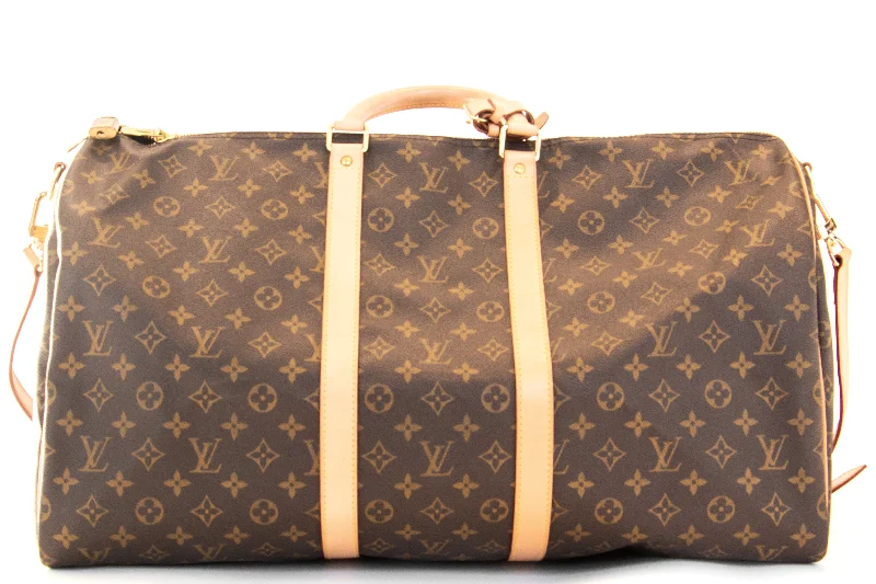 Handbag for outings-Louis Vuitton Monogram Keepall Bandouliere 55