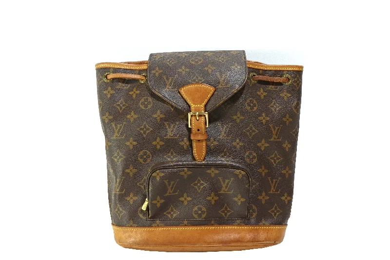 Handbag blue hue-Louis Vuitton Monogram Montsouris PM