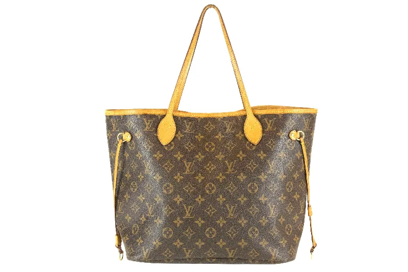 Handbag with zipper-Louis Vuitton Monogram Neverfull MM