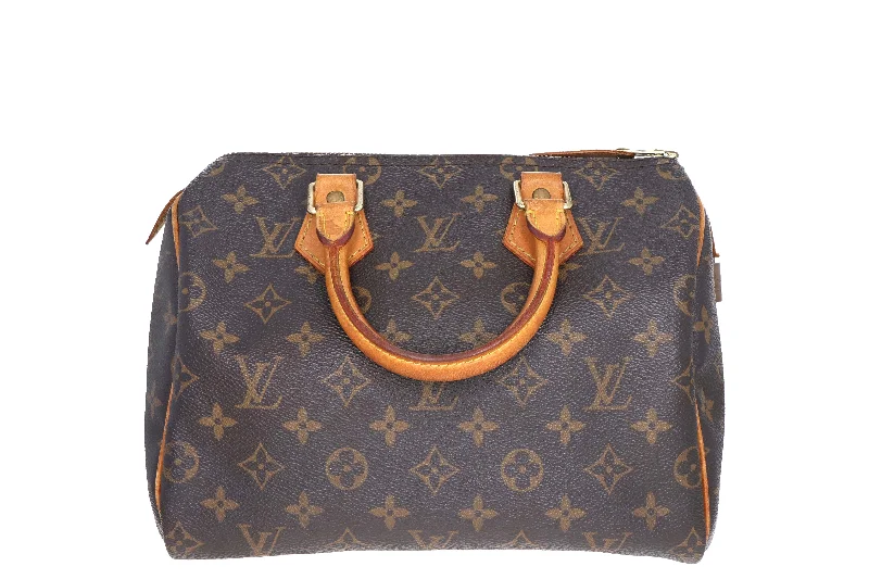 Handbag with zipper-Louis Vuitton Monogram Speedy 25