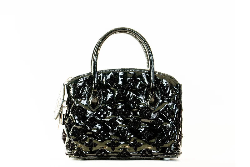 Handbag for dinners-Louis Vuitton Monogram Fascination Lockit BB (Black)