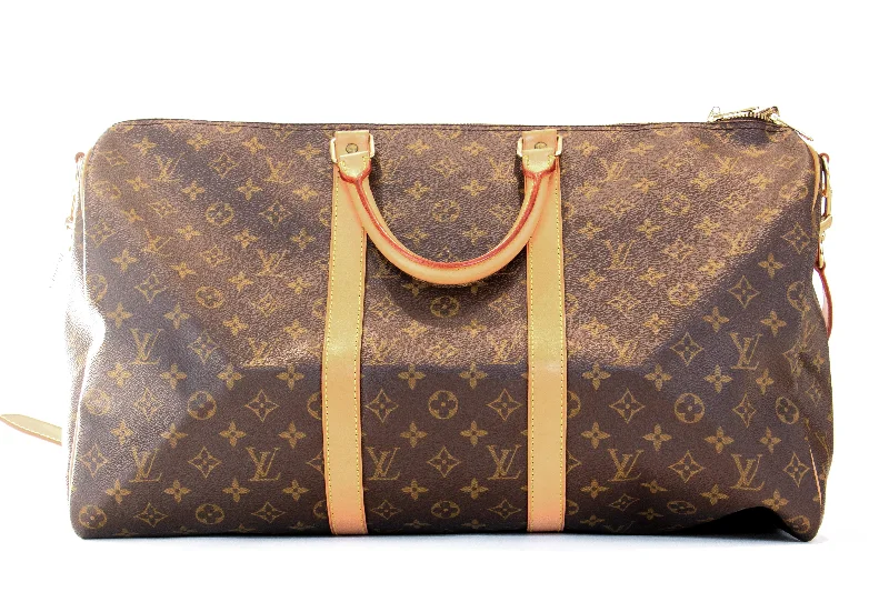 Handbag for parties-Louis Vuitton Monogram Keepall Bandouliere 50