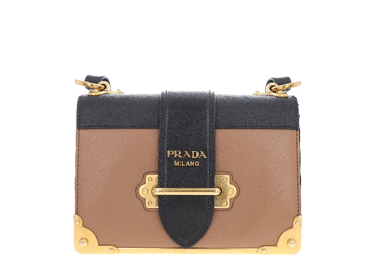 Handbag burnt orange-Prada City Calf Cahier Shoulder Bag