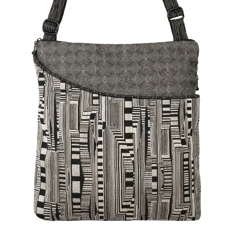 Leisure Bag for school-Cafe Sling in Optic Beat Black