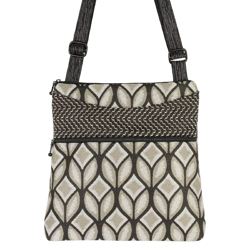 Leisure Bag for holiday leisure-Spree in Woven Tulip Black