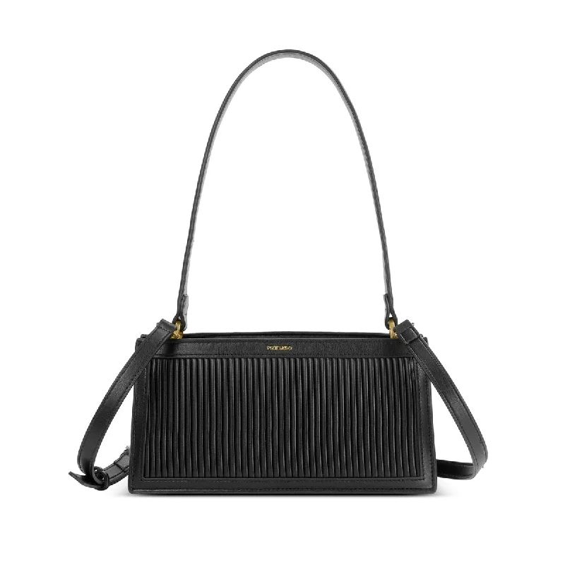 Leisure Bag for casual leisure-Abigail Clutch - Black