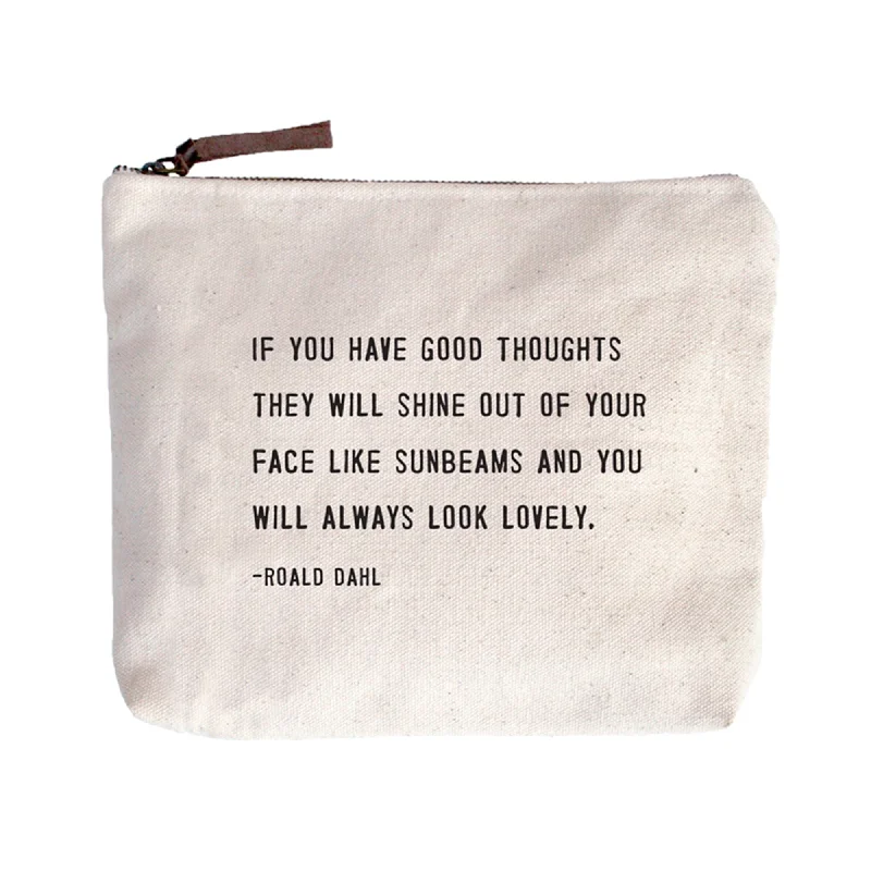 Leisure Bag with unique design-Roald Dahl "Always Look Lovely" Canvas Bag