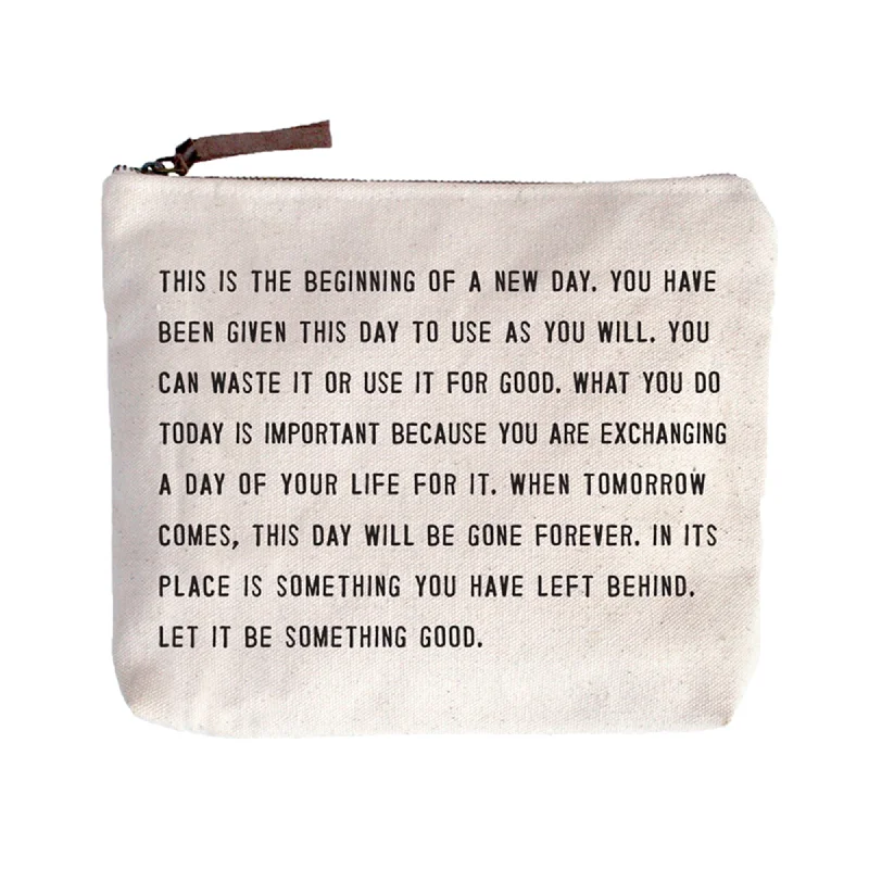 Leisure Bag for kids-"This Is The Beginning" Canvas Bag