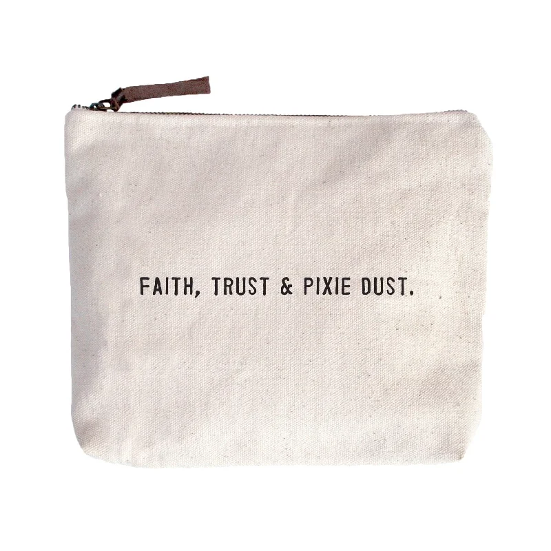 Leisure Bag for weekend fun-Faith, Trust & Pixie Dust Canvas Bag