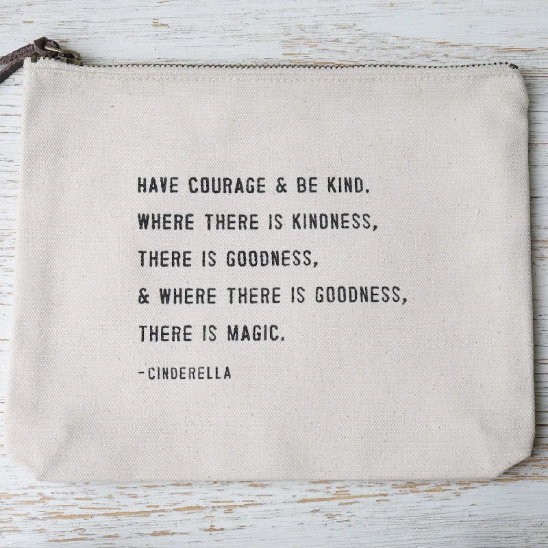 Leisure Bag small size-Have Courage & Be Kind Canvas Bag