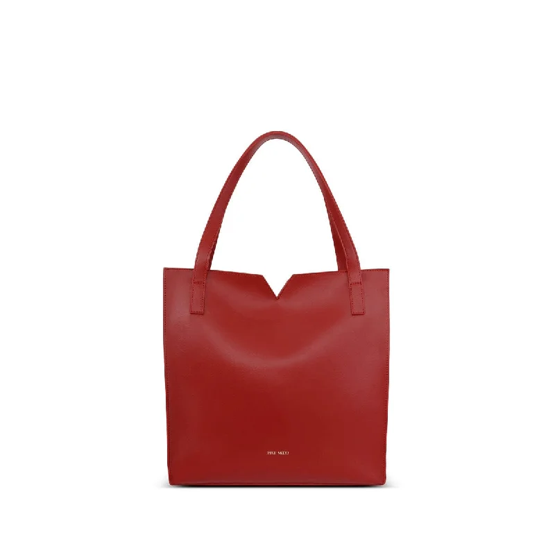 Leisure Bag with extra space-Alicia Tote II - Cranberry