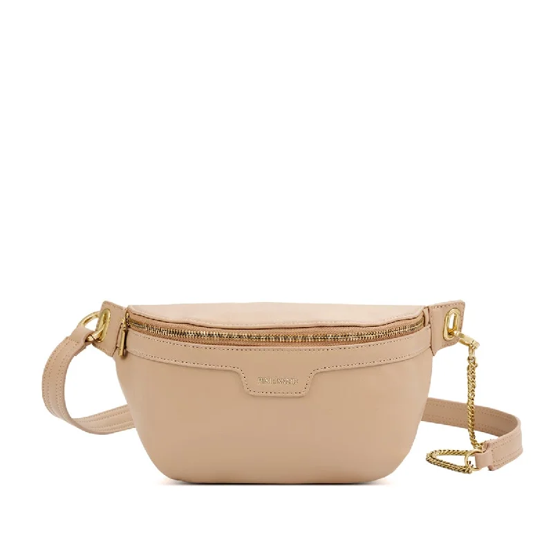 Leisure Bag with unique straps-Brooklyn Crossbody - Sand