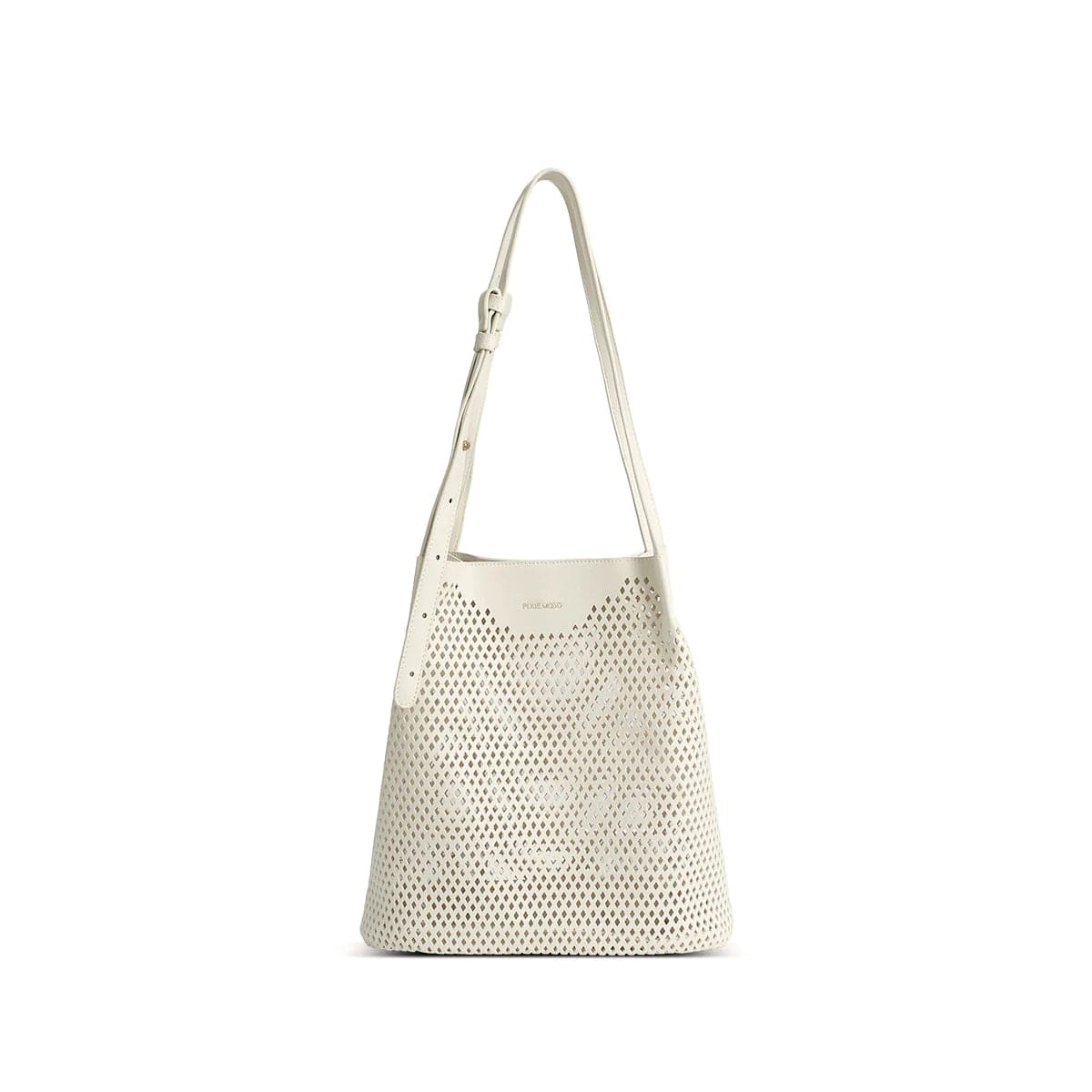 Leisure Bag for short leisure-Diamond Shoulder Bag - Coconut Cream