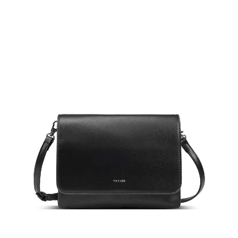 Leisure Bag with lightweight handles-Gianna Crossbody - Black