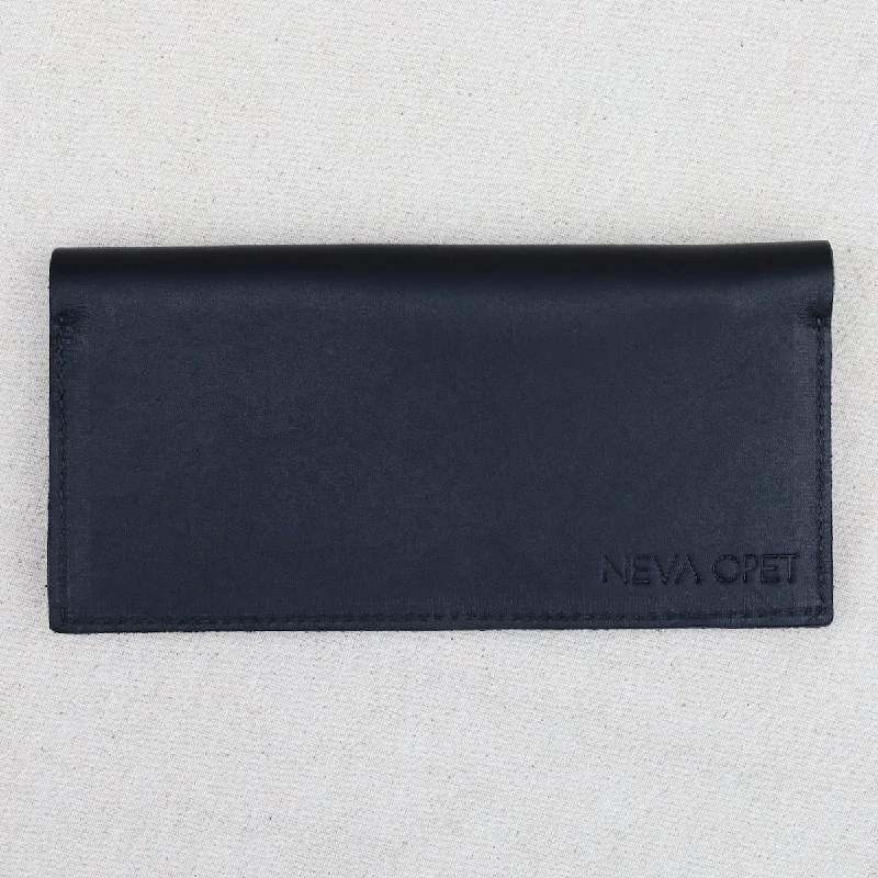 Leisure Bag breathable-The Ida Long Wallet in Black