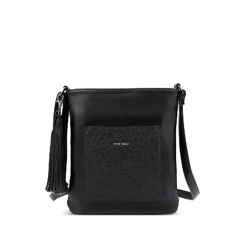 Leisure Bag with sturdy design-Lily Crossbody - Black