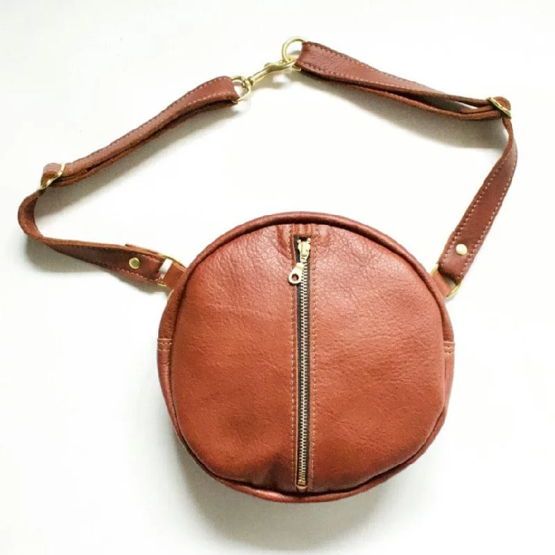 Leisure Bag leather-The Nan Crossbody in Rust