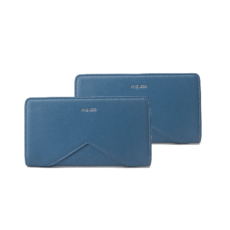 Leisure Bag for summer fun-Sophie Wallet - Muted Blue