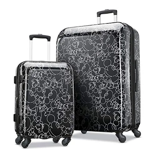 suitcase for beach trips-AMERICAN TOURISTER Disney Hardside Luggage, Mickey Mouse