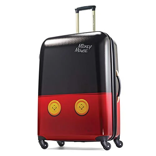 suitcase with travel essentials-American Tourister Disney Hardside Luggage with Spinner Wheels