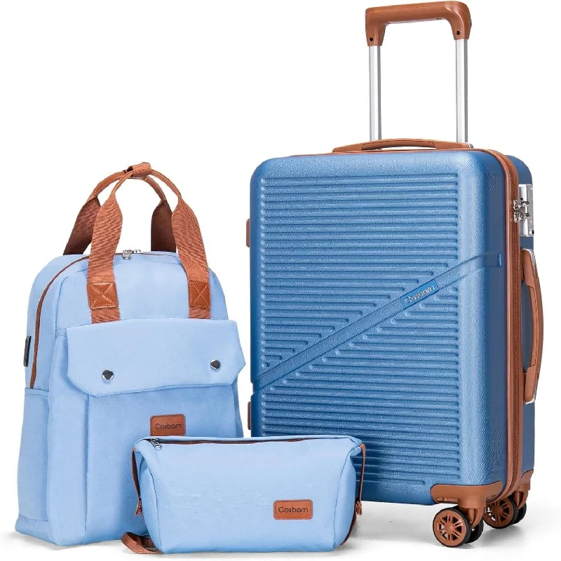 suitcase with stylish design-Carry on Suitcases with Wheels, Travel Suitcase Set