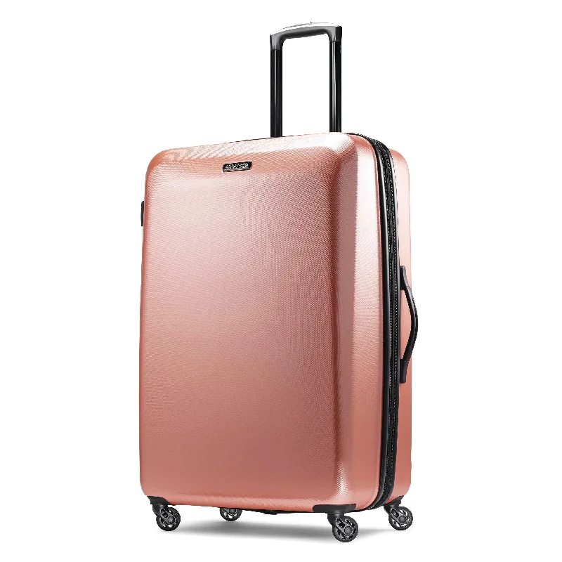 suitcase with travel bags-American Tourister Moonlight 28" Spinner (Rose Gold)