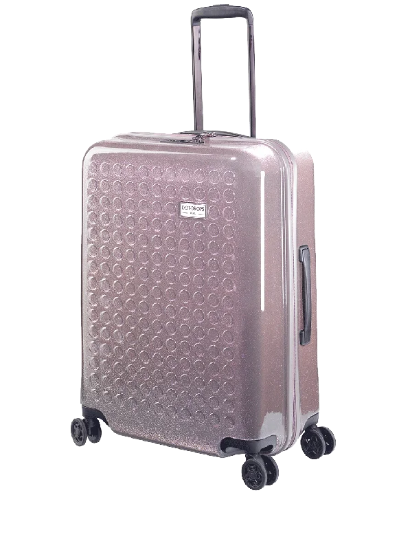 suitcase with stylish wheels-DotDrops Chapter 3 Middle Suitcase Glitter