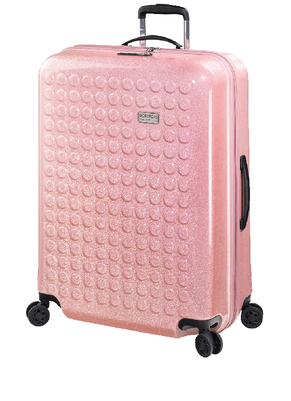 suitcase with durable design-DotDrops Chapter 3 Extra Large Glitter