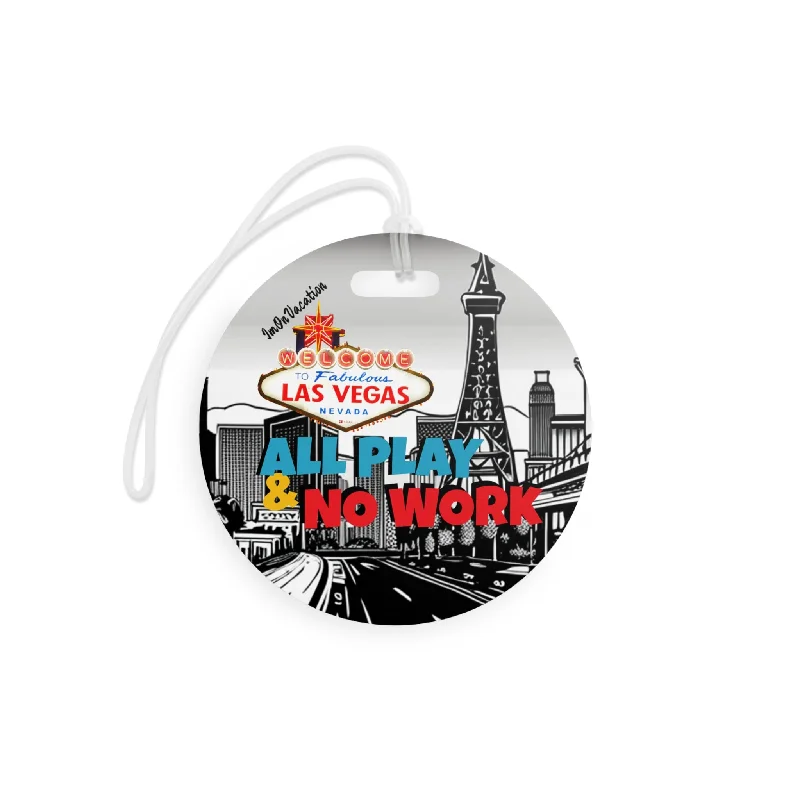 suitcase with travel pouch-I.O.V-Las Vegas Luggage Tag