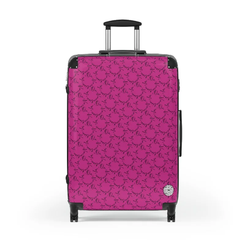 suitcase with travel organizer-I.O.V- Pink Suitcases