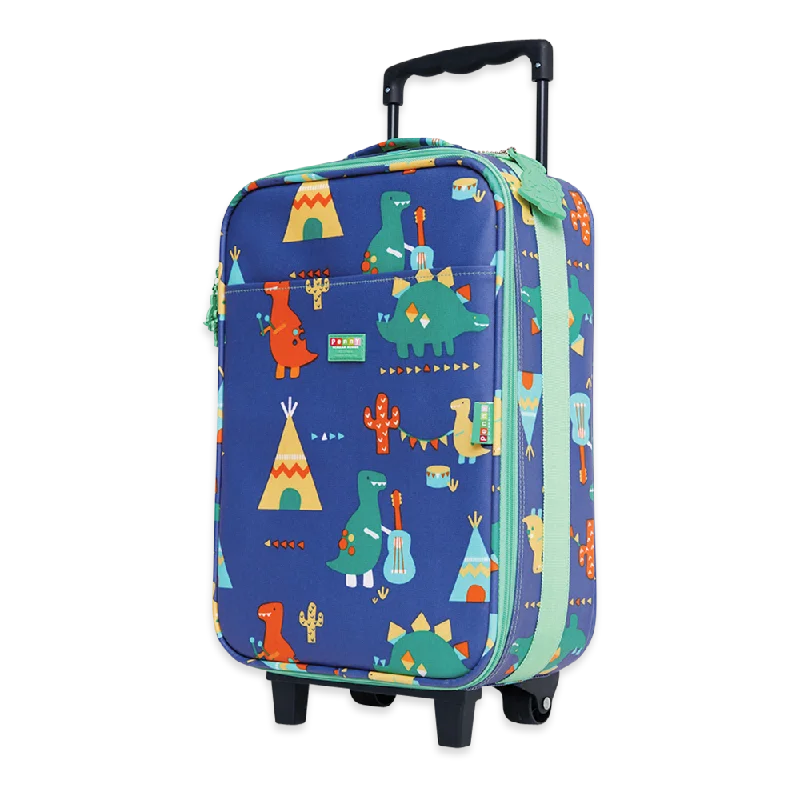 suitcase with durable wheels-Kids' 2 Wheel Suitcase — Dino Rock